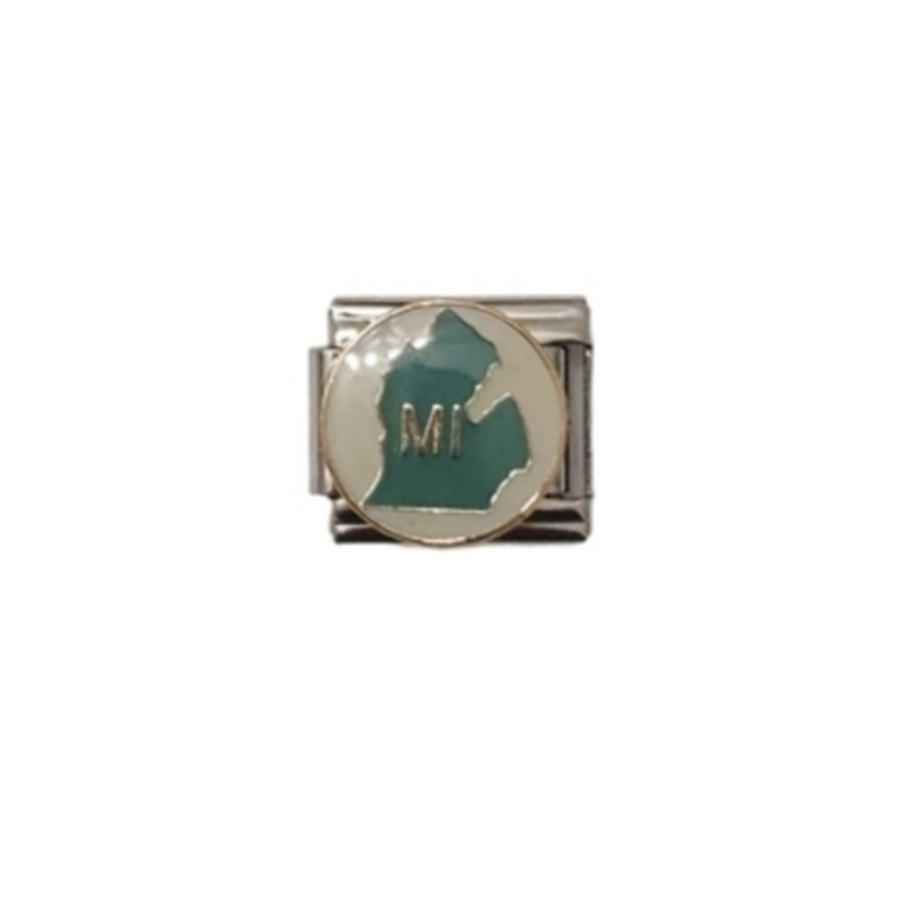 Italian Charmlink for Italian Charm Bracelet Michigan United States 9mm‎
